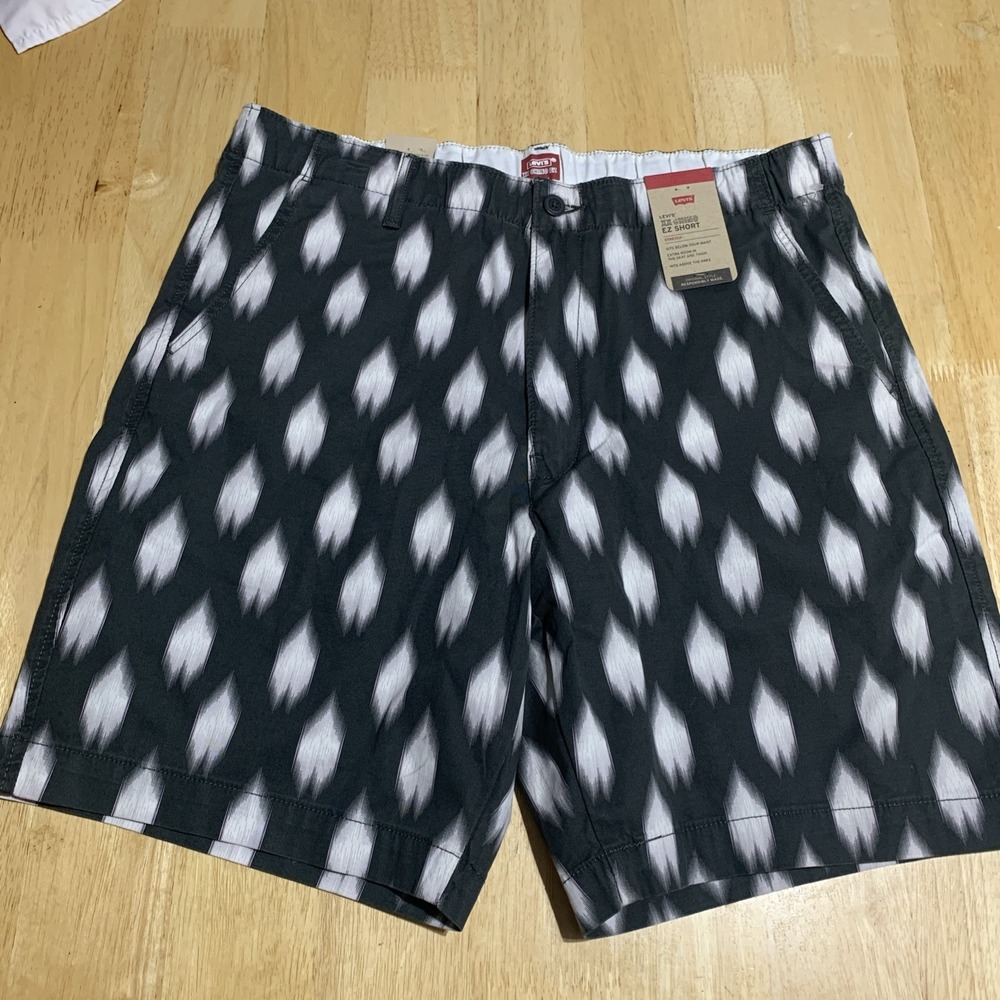 Levi's XX Chino EZ Stretch Black Lavender White Shorts Men's Size L